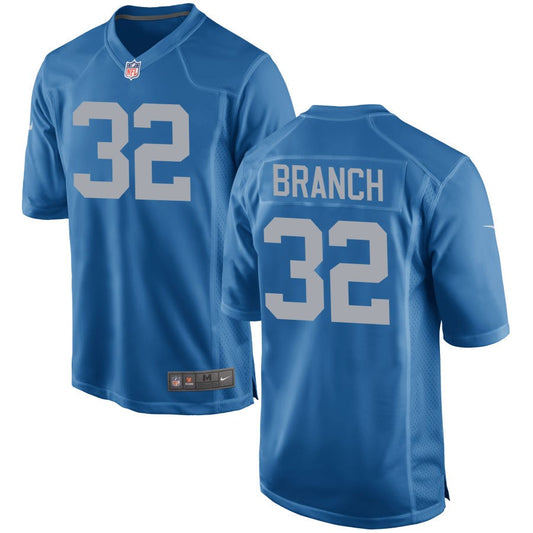 Brian Branch Detroit Lions Nike Throwback Game Jersey - Blue