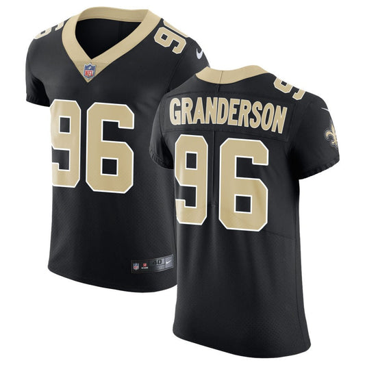 Carl Granderson New Orleans Saints Nike Vapor Untouchable Elite Jersey - Black