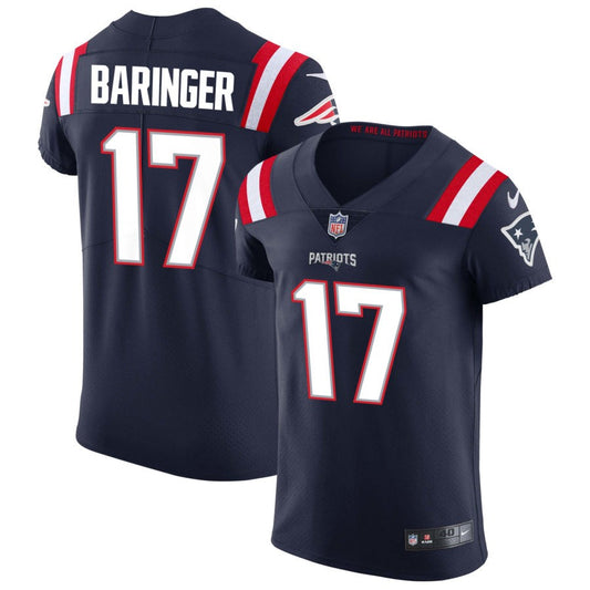 Bryce Baringer New England Patriots Nike Vapor Elite Jersey - Navy