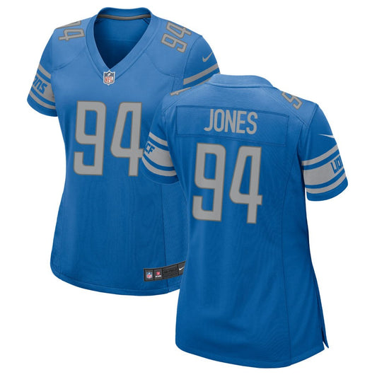 Benito Jones Detroit Lions Nike Women's Game Jersey - Blue