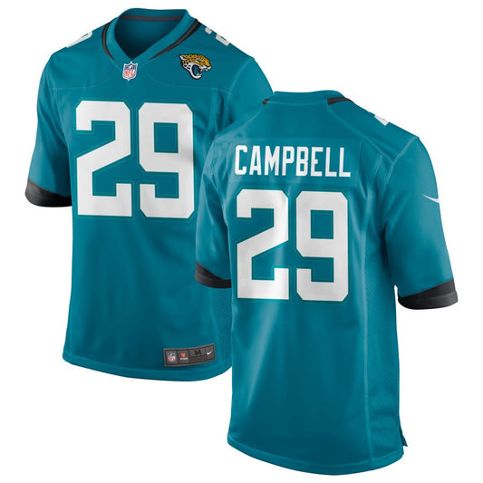 Tevaughn Campbell Jacksonville Jaguars Nike Youth Game Jersey - Teal