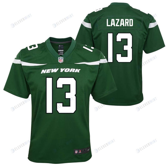 Allen Lazard 13 New York Jets Youth Game Jersey - Gotham Green