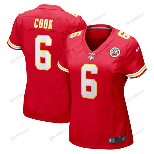 Bryan Cook 6 Kansas City Chiefs Game Women Jersey - Red