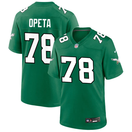 Sua Opeta Philadelphia Eagles Nike Alternate Game Jersey - Kelly Green