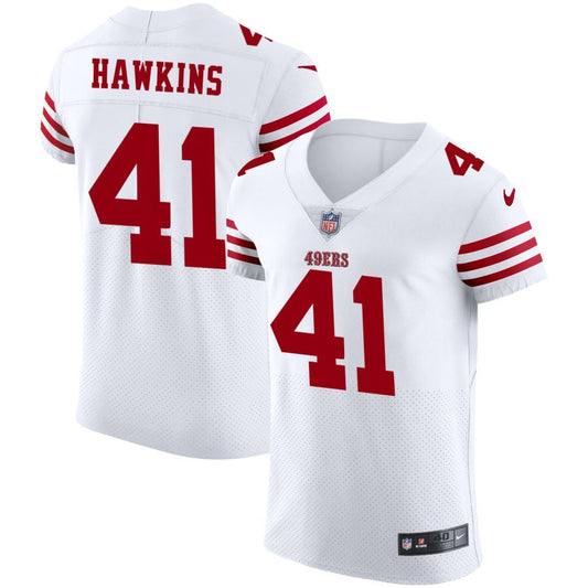 Tayler Hawkins San Francisco 49ers Nike Vapor Elite Jersey - White