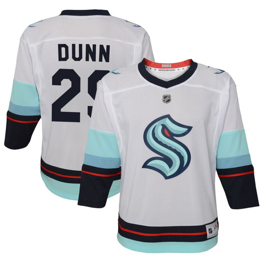 Vince Dunn Seattle Kraken Youth Away Replica Jersey - White