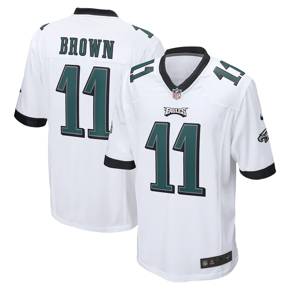 Youth Philadelphia Eagles AJ Brown Game Jersey - White