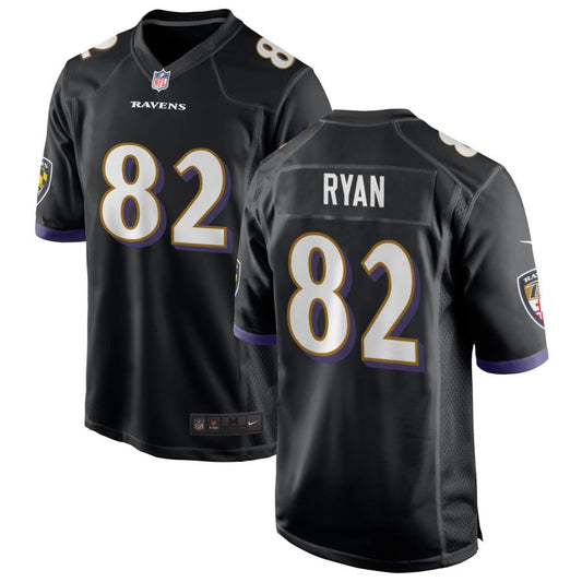 Sean Ryan Baltimore Ravens Nike Alternate Game Jersey - Black