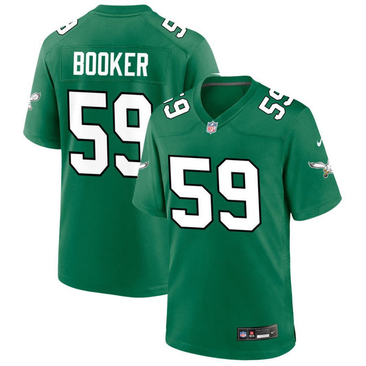 Thomas Booker Philadelphia Eagles Nike Alternate Game Jersey - Kelly Green