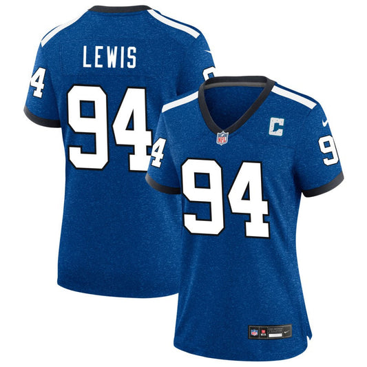 Tyquan Lewis Indianapolis Colts Nike Women's Indiana Nights Alternate Game Jersey - Royal