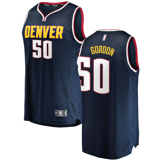 Aaron Gordon Denver Nuggets Fanatics Branded 2018/19 Fast Break Replica Jersey Navy - Icon Edition