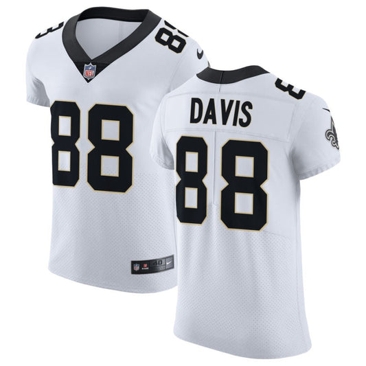 Shaquan Davis New Orleans Saints Nike Vapor Untouchable Elite Jersey - White