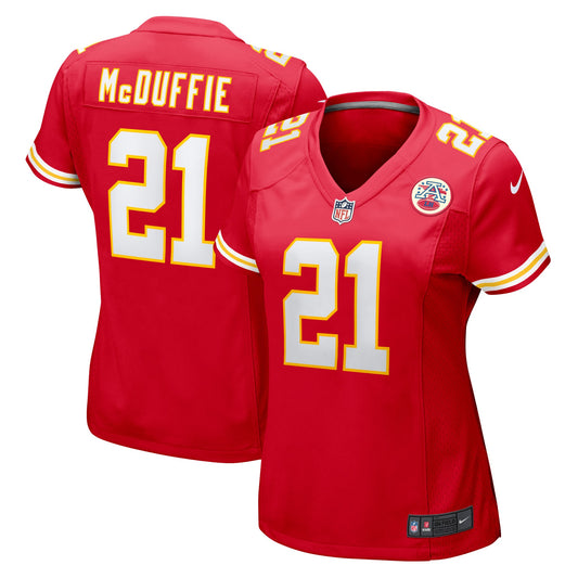 Trent McDuffie Kansas City Chiefs Nike Women's Game Player Jersey - Red