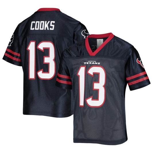 Youth Brandin Cooks Navy Houston Texans Replica Jersey