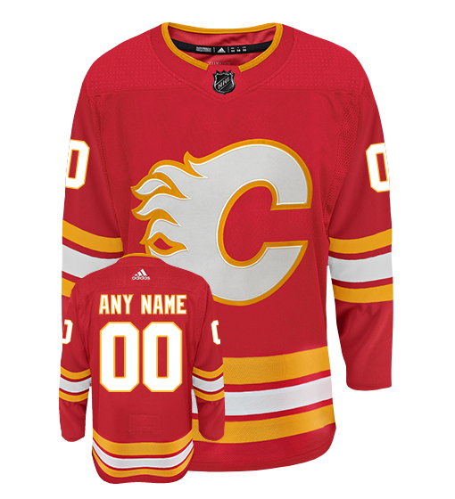 Calgary Flames Adidas Authentic Home 2020 NHL Hockey Jersey