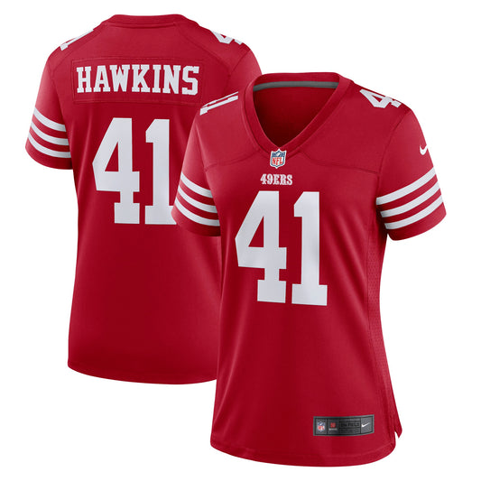 Tayler Hawkins San Francisco 49ers Nike Women's Game Player Jersey - Scarlet