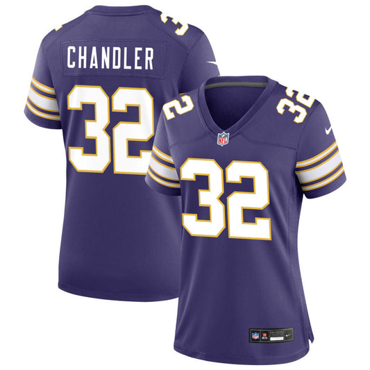 Ty Chandler Minnesota Vikings Nike Women's Classic Game Jersey - Purple