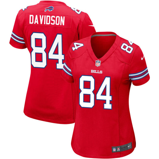 Zach Davidson Buffalo Bills Nike Women's Alternate Game Jersey - Red