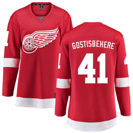 Shayne Gostisbehere Detroit Red Wings Fanatics Branded Women's Home Breakaway Jersey - Red