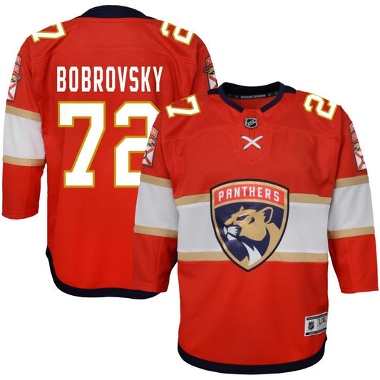 Sergei Bobrovsky Florida Panthers Youth Home Premier Jersey - Red