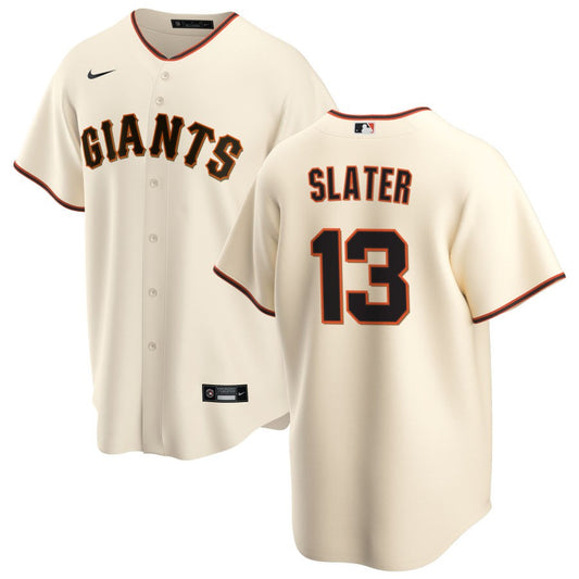 Austin Slater San Francisco Giants Nike Home Replica Jersey - Cream