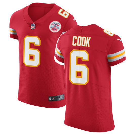 Bryan Cook Kansas City Chiefs Nike Vapor Untouchable Elite Jersey - Red