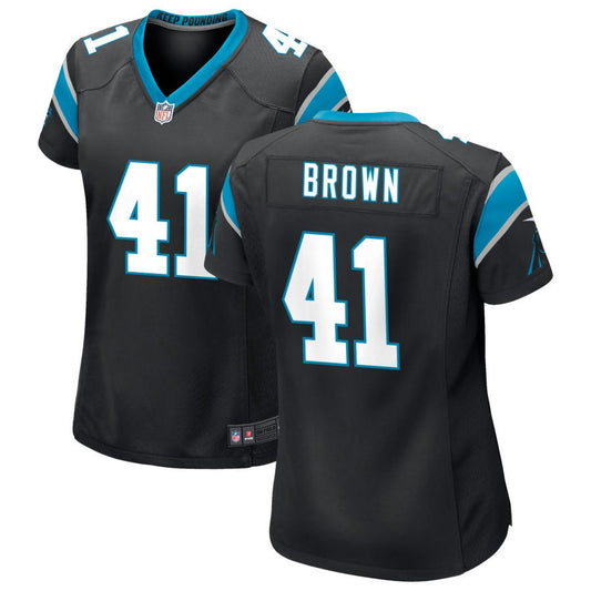 Spencer Brown Carolina Panthers Nike Women's Game Jersey - Black