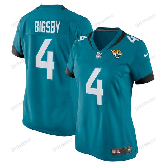 Tank Bigsby 4 Jacksonville Jaguars Women's Game Jersey - Teal