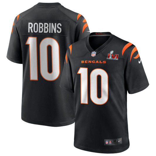 Brad Robbins Cincinnati Bengals Nike Super Bowl LVI Game Jersey - Black