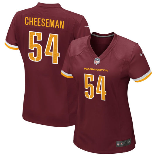 Camaron Cheeseman Washington Commanders Nike Women's Game Player Jersey - Burgundy