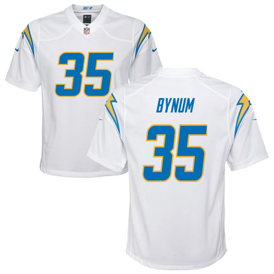 Terrell Bynum Los Angeles Chargers Nike Youth Game Jersey - White