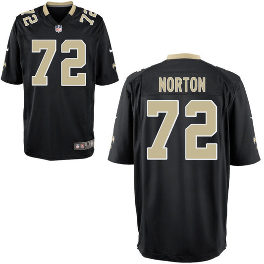 Storm Norton New Orleans Saints Nike Youth Game Jersey - Black