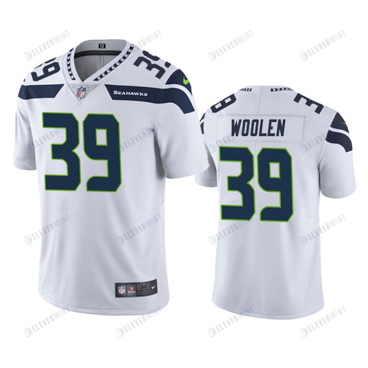 Seattle Seahawks Tariq Woolen 39 White Vapor Limited Jersey