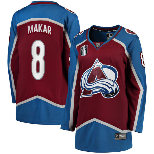 Cale Makar Colorado Avalanche Fanatics Branded Women's Home 2022 Stanley Cup Final Breakaway Player Jersey - Burgundy