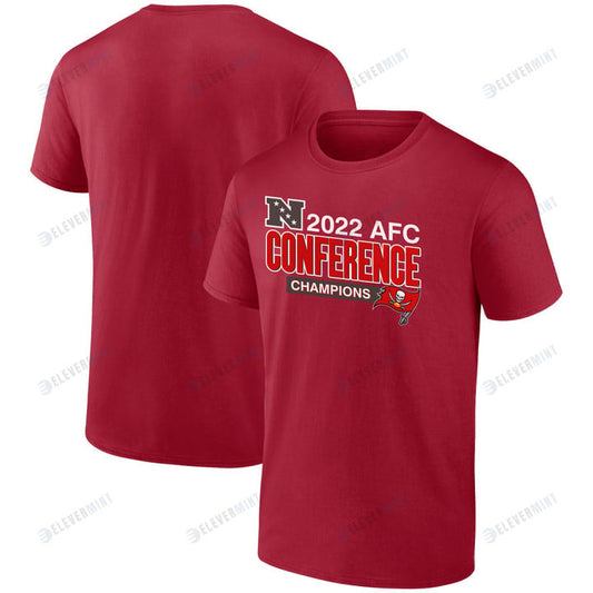 Tampa Bay Buccaneers 2022 NFC Conference Champions Divide & Conquer T-Shirt - Scarlet