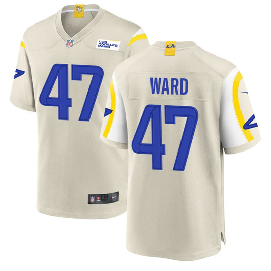 Alex Ward Nike Los Angeles Rams Game Jersey - Bone