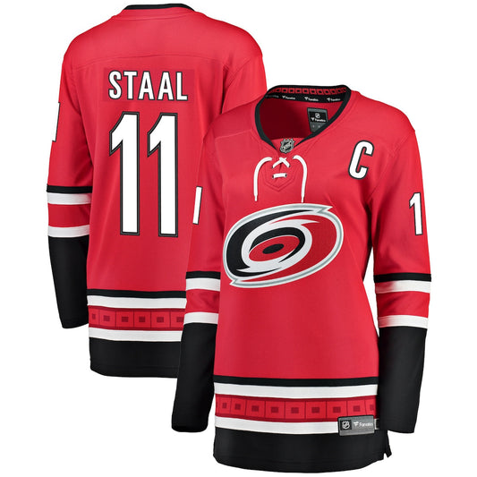 Women's Jordan Staal Fanatics Hurricanes Home Premier Breakaway Jersey - Red