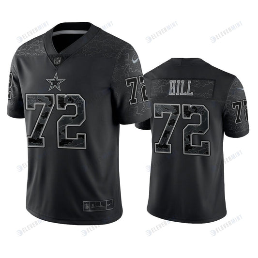 Trysten Hill 72 Dallas Cowboys Black Reflective Limited Jersey - Men