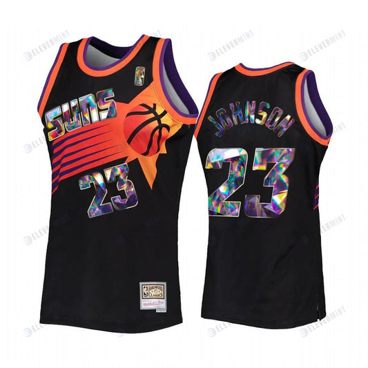 Cameron Johnson 23 Phoenix Suns NBA 75th Anniversary Diamond Jersey Black