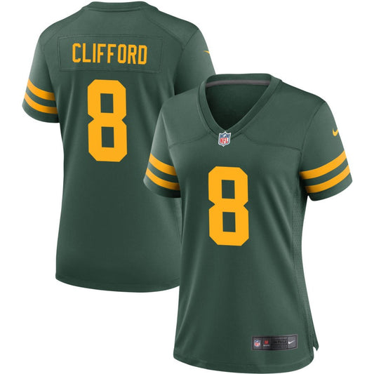 Sean Clifford Green Bay Packers Nike Women's Alternate Jersey - Green