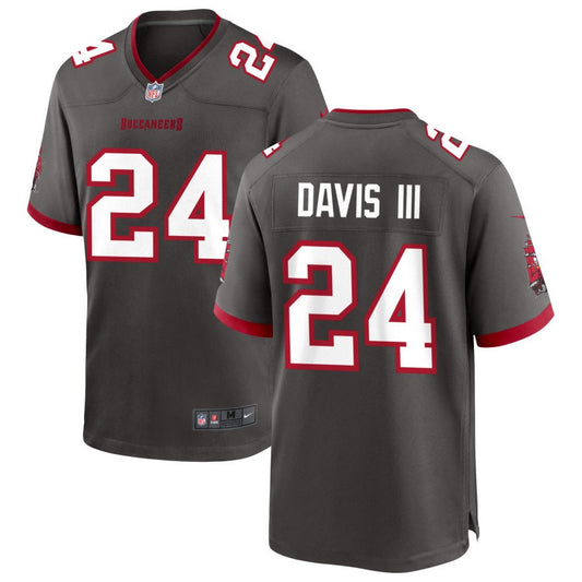 Carlton Davis III Tampa Bay Buccaneers Nike Alternate Game Jersey - Pewter