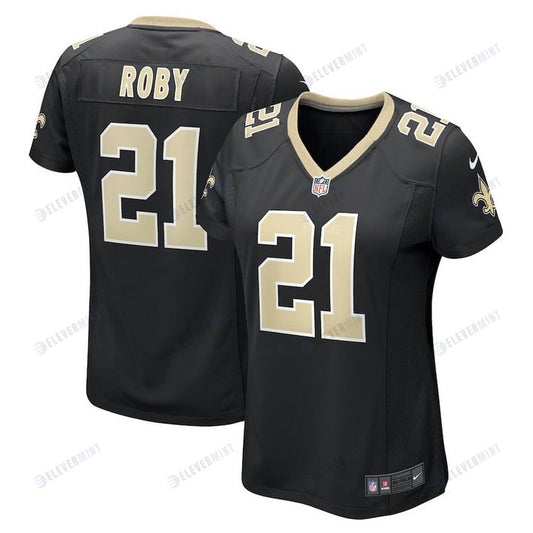 Bradley Roby 21 New Orleans Saints Women's Game Jersey - Black