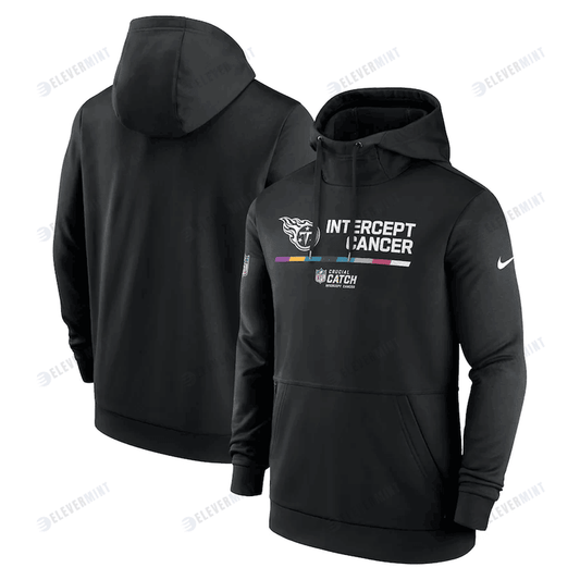 Tennessee Titans 2022 NFL Crucial Catch Therma Performance Pullover Hoodie - Black