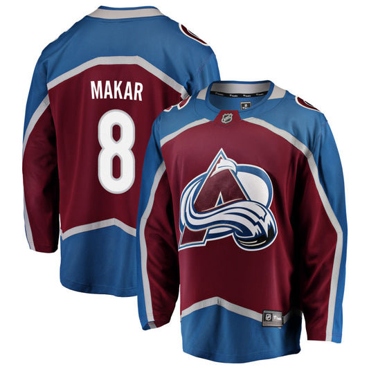 Cale Makar Colorado Avalanche Fanatics Branded Home Breakaway Jersey - Maroon