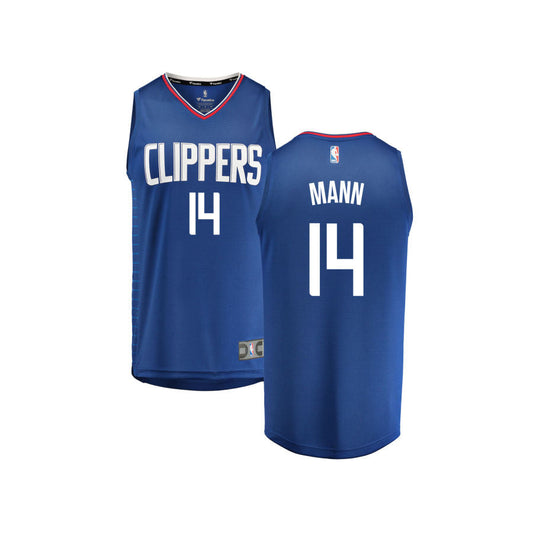 Terance Mann LA Clippers Fanatics Branded Youth Fast Break Replica Jersey Royal - Icon Edition