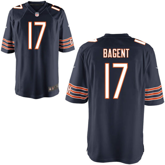 Tyson Bagent Chicago Bears Nike Youth Game Jersey - Navy