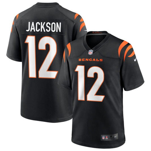 Shedrick Jackson Cincinnati Bengals Nike Youth Logo Game Jersey - Black