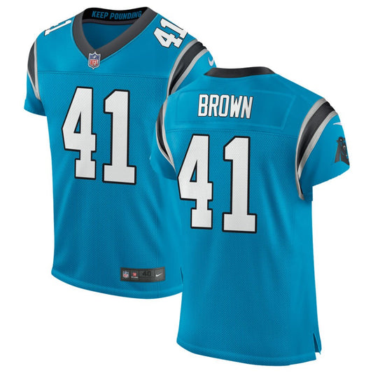 Spencer Brown Carolina Panthers Nike Classic Elite Jersey - Blue