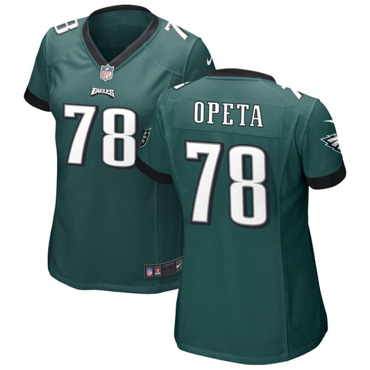 Sua Opeta Philadelphia Eagles Nike Women's Game Jersey - Midnight Green