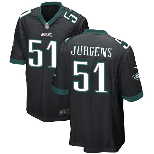 Cam Jurgens Philadelphia Eagles Nike Alternate Game Jersey - Black